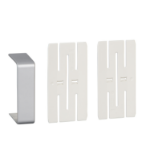 Slika Pokrovni element za spoj OptiLine 45 PC/ABS aluminijum metalik Schneider