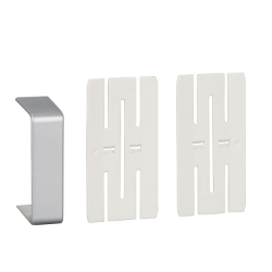 Slika Pokrovni element za spoj OptiLine 45 PC/ABS aluminijum metalik Schneider