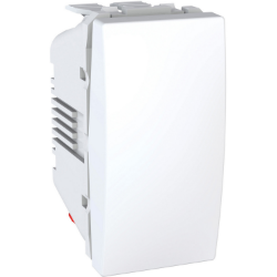 Slika Prekidač naizmenični modularni 1M 10AX 250VAC beli Unica Schneider