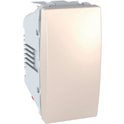 Slika Prekidač naizmenični modularni 1M 10AX 250VAC krem Unica Schneider