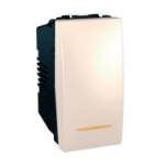 Slika Prekidač jednopolni modularni 1M 16AX 250VAC krem Unica Schneider