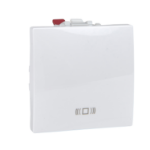 Slika Taster modularni 2M 10A 250VAC oznaka zvono beli Unica Schneider