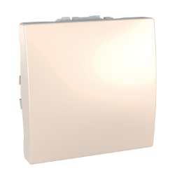 Slika Prekidač jednopolni modularni 2M 16AX 250VAC krem Unica Schneider