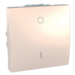 Slika Prekidač dvopolni modularni 2M 16AX 250VAC krem Unica Schneider