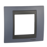 Slika Okvir 2M MODE jednostruki beryl plava/grafit Unica Top Schneider