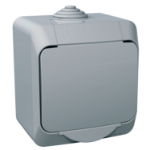 Slika Jednostruka utičnica sa uzemljenjem 16A sa zaštitom siva Cedar Plus Schneider