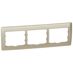 Slika Okvir 3-ka horizontalni titanijum Galea Legrand