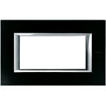 Slika Okvir četvrtasti 4M crno staklo H Legrand