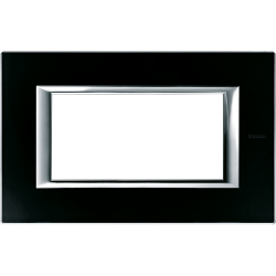 Slika Okvir četvrtasti 4M crno staklo H Legrand