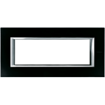 Slika Okvir četvrtasti 6M crno staklo H Legrand