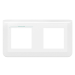 Slika Okvir 2x2M horizontalni antibakterijski beli Mosaic Legrand