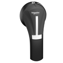 Slika Crna prednja zakretna ručica za rastavljač sa osiguračima 100 400A TeSys GS Schneider