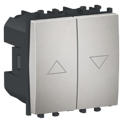 Slika Prekidač za roletne modularni 2M 10A 250VAC srebrni Easy Styl Schneider