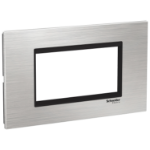 Slika Okvir 4M FLAT inox srebrni/crni Easy Styl Schneider