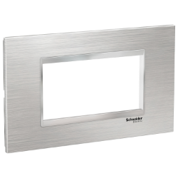 Slika Okvir 4M FLAT inox srebrni/hrom Easy Styl Schneider