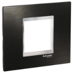 Slika Okvir 2M FLAT inox crni/hrom Easy Styl Schneider