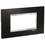 Slika Okvir 4M FLAT inox crni/hrom Easy Styl Schneider