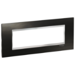 Slika Okvir 7M FLAT inox crni/hrom Easy Styl Schneider