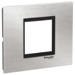 Slika Okvir 2M FLAT inox srebrni/crni Easy Styl Schneider