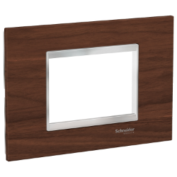 Slika Okvir 3M FLAT drveni orah/hrom Easy Styl Schneider