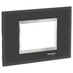 Slika Okvir 3M staklo crna/hrom Easy Styl Schneider