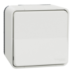 Slika Prekidač naizmenični nadgradni 1P 10A IP55 beli Mureva Styl Schneider