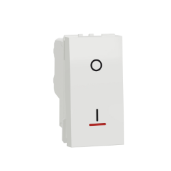 Slika Prekidač 2P 16A vijčani 1M sa indikatorom beli Schneider