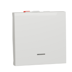 Slika Prekidač naizmenični 10A 2M lampa beli Schneider