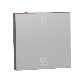 Slika Prekidač naizmenični ventilator 10A 2M alu Schneider