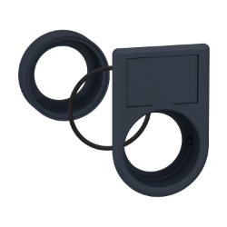 Slika Set montažni plastični za udubljeni O22 izborni prekidač/svetleći taster oznake 18x27 Schneider