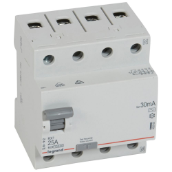 Slika Diferencijalna sklopka RX3 4P 400V~ 25A 30mA AC Legrand