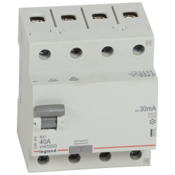 Slika Diferencijalna sklopka RX3 4P 400V~ 40A 30mA AC Legrand