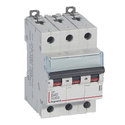 Slika Osigurač automatski 3P 40A B kriva 10kA DX3 Legrand