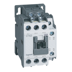 Slika Kontaktor motorni CTX3 18A 3P špulna 230V 1NO+1NC Legrand