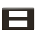 Slika Okvir 2x6M mat crni Mosaic Legrand