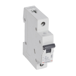 Slika Osigurač automatski 1P 20A kriva B 6kA Rx3 Legrand