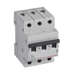 Slika Osigurač automatski 3P 50A kriva C 6kA Rx3 Legrand