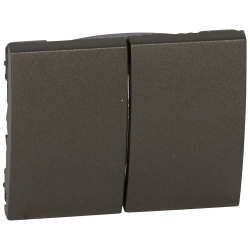 Slika Maska serijskog prekidača/tastera bronza Galea Legrand