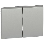 Slika Maska za serijski taster/prekidač aluminijum Galea Legrand