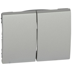 Slika Maska za serijski taster/prekidač aluminijum Galea Legrand