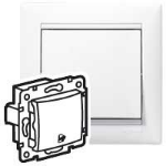 Slika Taster sa simbolom "zvono" 10A bela Va Legrand