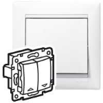 Slika Taster za roletne bela Va Legrand