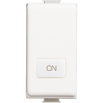 Slika Maska prekidača 1M oznaka ON bela Matix Legrand