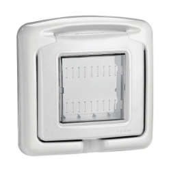 Slika Okvir sa providnim poklopcem IP55 2M sivi Classia Legrand