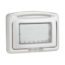 Slika Okvir 2M sa providnim poklopcem IP55 sivi Classia Legrand