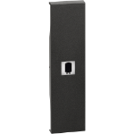 Slika Maska za prekidač 1M oznaka bojler crna Living Now Legrand