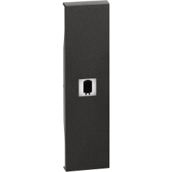 Slika Maska za prekidač 1M oznaka bojler crna Living Now Legrand