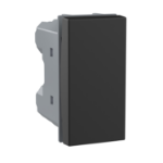 Slika Prekidač modularni 1M 10A za roletne crni Classia Legrand