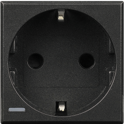 Slika Utičnica 2P+E 16A 2M antracit H Legrand