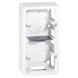 Slika Kutija nadgradna 5/2x2M vertikalna bela PM Legrand